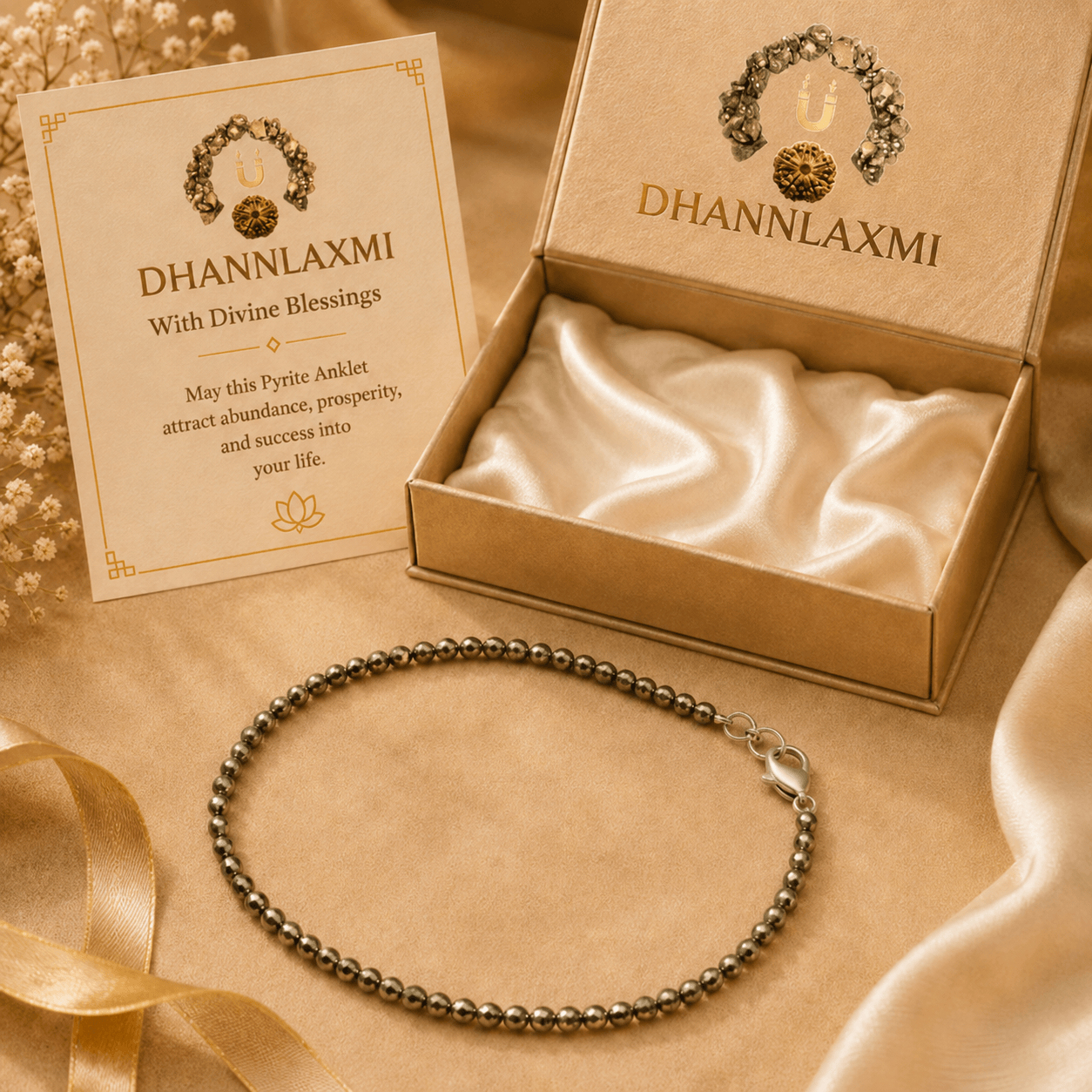 Pyrite Anklet