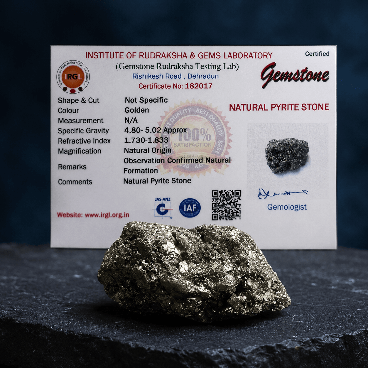 Raw Pyrite Stone